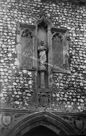 OUR LADY & CHILD OVER PORCH DOOR AT HAPPISBURGH